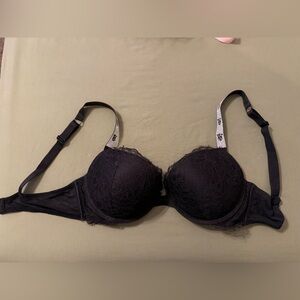 Victoria's Secret Bombshell Black Lace Bra